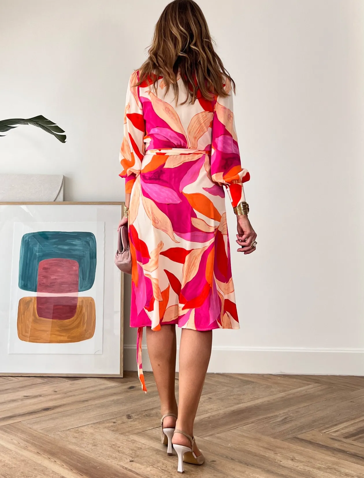 Vestido fluido floral