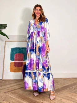 Vestido Ideal boho fluido