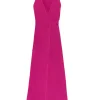 VESTIDO MUY FAVORECEDOR FUCSIA
